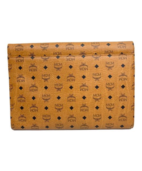 MCM（エムシーエム）MCM (エムシーエム) クラッチバッグ ブラウンの古着・服飾アイテム