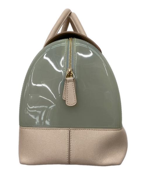 FURLA（フルラ）FURLA (フルラ) 2WAYバッグ グリーン×ベージュの古着・服飾アイテム