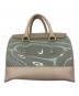 FURLA (フルラ) 2WAYバッグ グリーン×ベージュ：6000円
