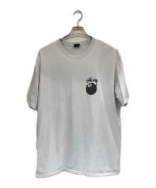 stussy（ステューシー）の古着「半袖カットソー」｜ホワイト×ブラック