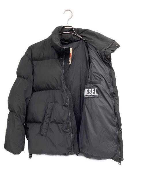 DIESEL（ディーゼル）DIESEL (ディーゼル) 中綿ブルゾン ブラック サイズ:Sの古着・服飾アイテム