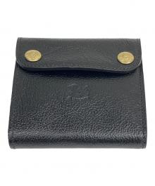 IL BISONTE（イル ビゾンテ）の古着「2つ折り財布」｜ブラック