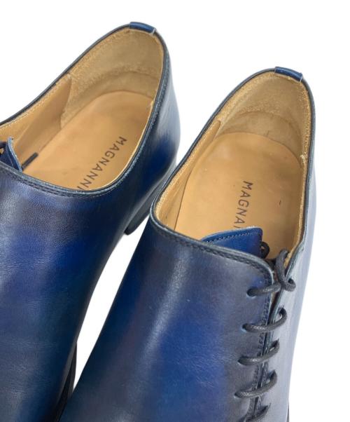 MAGNANNI（マグナーニ）MAGNANNI (マグナーニ) レザーシューズ サイドレース ネイビー サイズ:38の古着・服飾アイテム