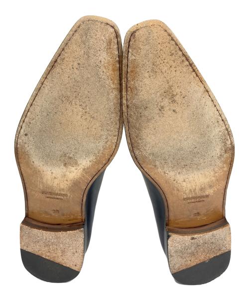 MAGNANNI（マグナーニ）MAGNANNI (マグナーニ) レザーシューズ サイドレース ネイビー サイズ:38の古着・服飾アイテム