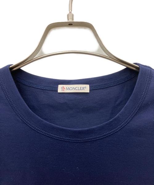 MONCLER（モンクレール）MONCLER (モンクレール) 半袖カットソー ネイビー サイズ:XLの古着・服飾アイテム