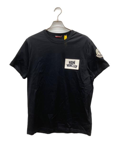 MONCLER（モンクレール）MONCLER (モンクレール) 半袖カットソー ブラック サイズ:XLの古着・服飾アイテム