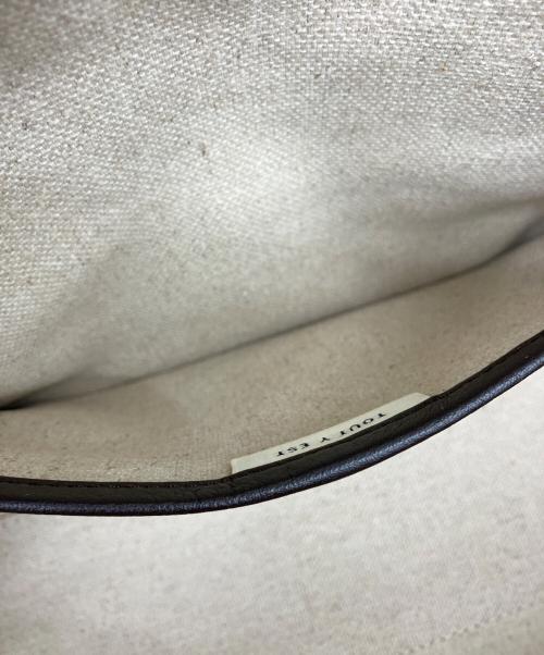 tout yest（トゥティエ）tout yest (トゥティエ) ハンドバッグ ブラウンの古着・服飾アイテム