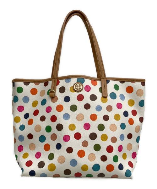 TORY BURCH（トリーバーチ）TORY BURCH (トリーバーチ) トートバッグ ホワイトの古着・服飾アイテム