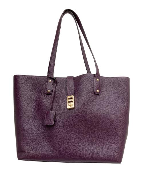 MICHAEL KORS（マイケルコース）MICHAEL KORS (マイケルコース) トートバッグ パープルの古着・服飾アイテム