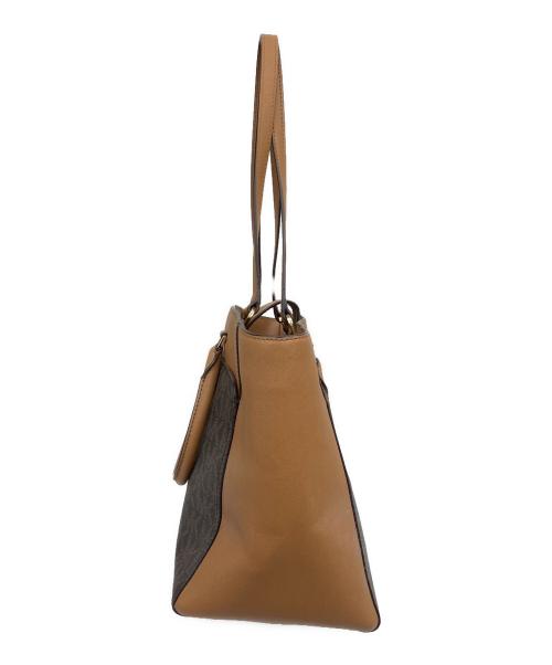 MICHAEL KORS（マイケルコース）MICHAEL KORS (マイケルコース) トートバッグ ブラウンの古着・服飾アイテム
