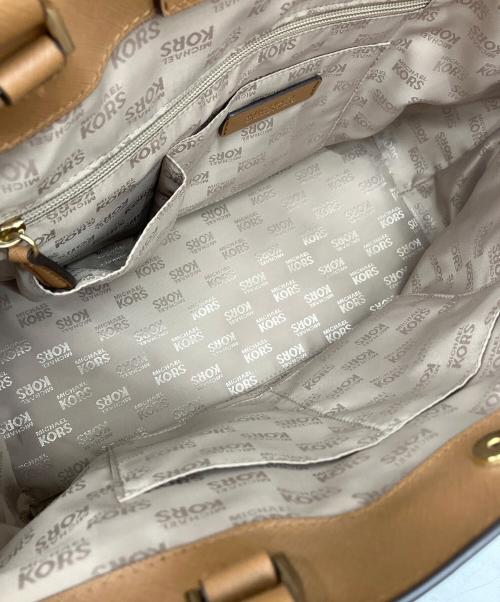 MICHAEL KORS（マイケルコース）MICHAEL KORS (マイケルコース) トートバッグ ブラウンの古着・服飾アイテム