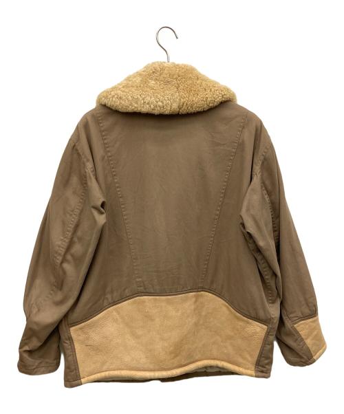 CHEVIGNON（シェビニオン）CHEVIGNON (シェビニオン) ムートンジャケット カーキ サイズ:Lの古着・服飾アイテム