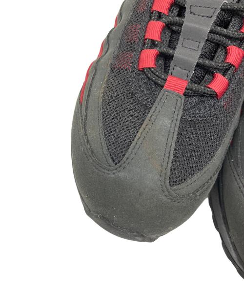 NIKE（ナイキ）NIKE (ナイキ) AIR MAX 95 OG ブラック×レッド サイズ:26の古着・服飾アイテム
