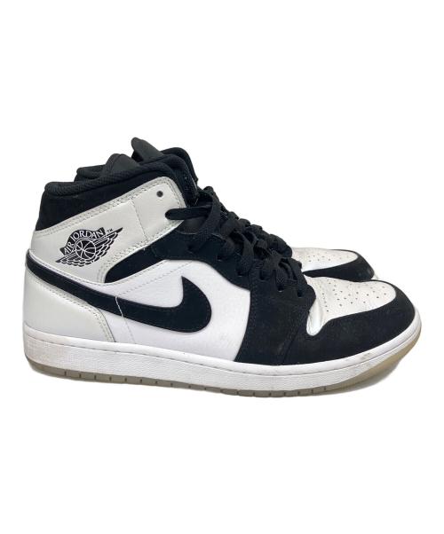 NIKE（ナイキ）NIKE (ナイキ) Air Jordan 1 Mid（エアジョーダン1 ミッド） ホワイト×ブラック サイズ:28の古着・服飾アイテム