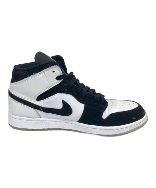 NIKE（ナイキ）NIKE (ナイキ) Air Jordan 1 Mid（エアジョーダン1 ミッド） ホワイト×ブラック サイズ:28の古着・服飾アイテム
