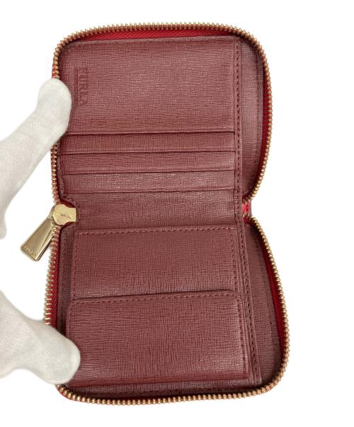FURLA（フルラ）FURLA (フルラ) コンパクトウォレット レッドの古着・服飾アイテム