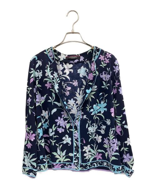 LEONARD FASHION（レオナールファッション）LEONARD FASHION (レオナールファッション) 長袖シャツ ネイビー サイズ:40の古着・服飾アイテム
