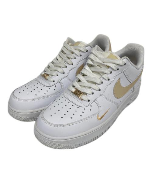 NIKE（ナイキ）NIKE (ナイキ) AIR FORCE 1 LOW ESSENTIAL / エアフォース ホワイト×ベージュ サイズ:27の古着・服飾アイテム