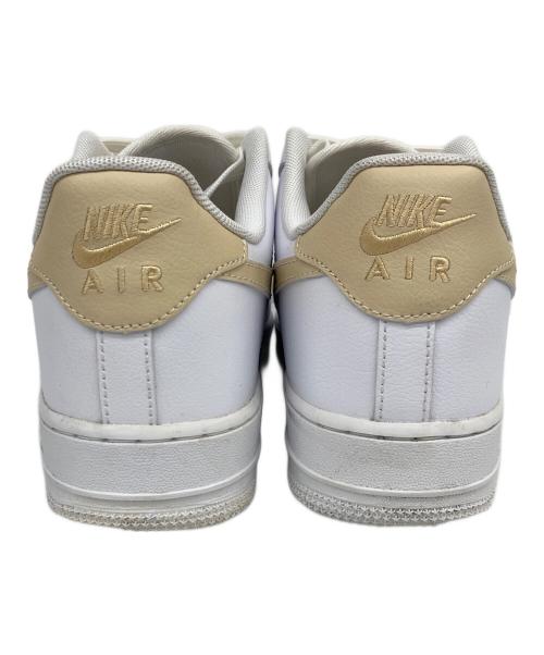 NIKE（ナイキ）NIKE (ナイキ) AIR FORCE 1 LOW ESSENTIAL / エアフォース ホワイト×ベージュ サイズ:27の古着・服飾アイテム