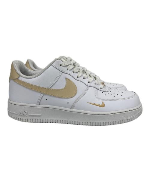 NIKE（ナイキ）NIKE (ナイキ) AIR FORCE 1 LOW ESSENTIAL / エアフォース ホワイト×ベージュ サイズ:27の古着・服飾アイテム