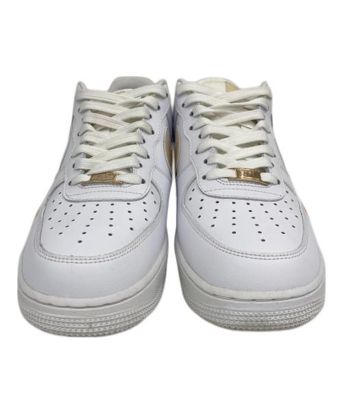 NIKE（ナイキ）NIKE (ナイキ) AIR FORCE 1 LOW ESSENTIAL / エアフォース ホワイト×ベージュ サイズ:27の古着・服飾アイテム