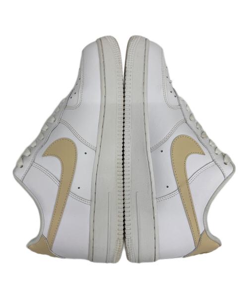 NIKE（ナイキ）NIKE (ナイキ) AIR FORCE 1 LOW ESSENTIAL / エアフォース ホワイト×ベージュ サイズ:27の古着・服飾アイテム