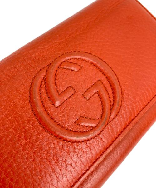 GUCCI（グッチ）GUCCI (グッチ) 長財布 レッドの古着・服飾アイテム