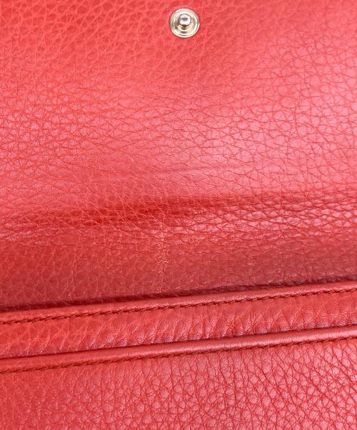 GUCCI（グッチ）GUCCI (グッチ) 長財布 レッドの古着・服飾アイテム