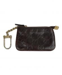 GUCCI（グッチ）の古着「GG コインケース」｜ブラウン