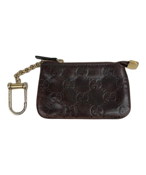 GUCCI（グッチ）GUCCI (グッチ) GG コインケース ブラウンの古着・服飾アイテム