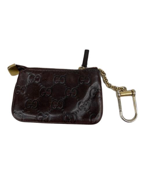 GUCCI（グッチ）GUCCI (グッチ) GG コインケース ブラウンの古着・服飾アイテム