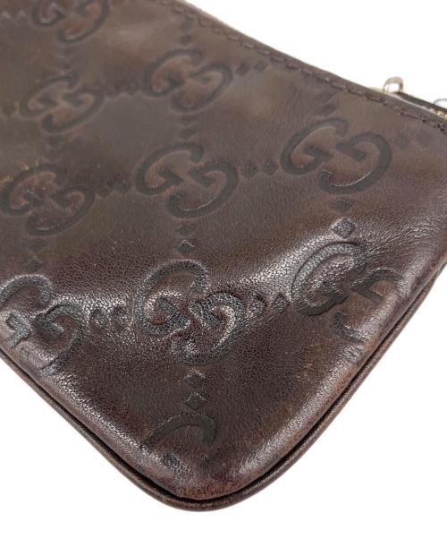 GUCCI（グッチ）GUCCI (グッチ) GG コインケース ブラウンの古着・服飾アイテム