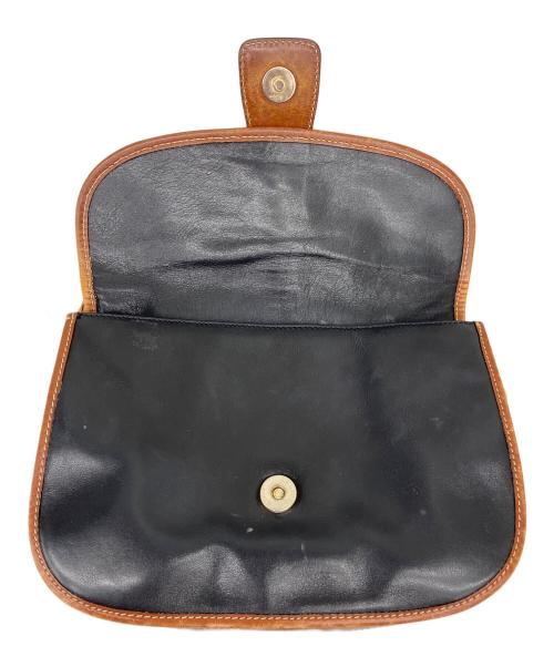 CELINE（セリーヌ）CELINE (セリーヌ) フラップショルダーバッグ ブラックの古着・服飾アイテム