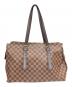 LOUIS VUITTON（ルイ ヴィトン）の古着「トートバッグ ダミエ チェルシー」｜ブラウン