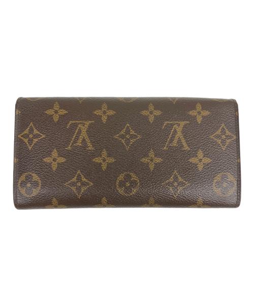 LOUIS VUITTON（ルイ ヴィトン）LOUIS VUITTON (ルイ ヴィトン) 長財布 ポルトフォイユ・サラ ブラウンの古着・服飾アイテム