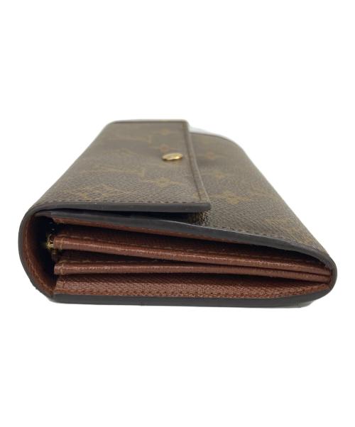 LOUIS VUITTON（ルイ ヴィトン）LOUIS VUITTON (ルイ ヴィトン) 長財布 ポルトフォイユ・サラ ブラウンの古着・服飾アイテム