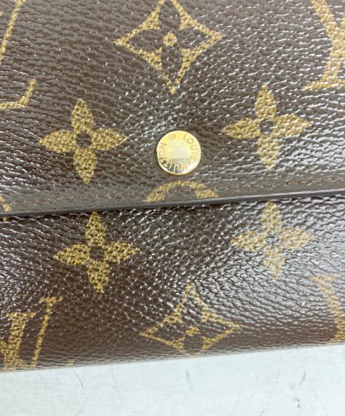 LOUIS VUITTON（ルイ ヴィトン）LOUIS VUITTON (ルイ ヴィトン) 長財布 ポルトフォイユ・サラ ブラウンの古着・服飾アイテム