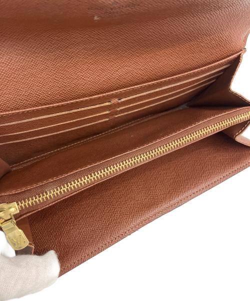 LOUIS VUITTON（ルイ ヴィトン）LOUIS VUITTON (ルイ ヴィトン) 長財布 ポルトフォイユ・サラ ブラウンの古着・服飾アイテム