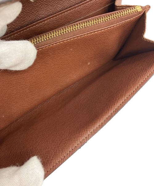 LOUIS VUITTON（ルイ ヴィトン）LOUIS VUITTON (ルイ ヴィトン) 長財布 ポルトフォイユ・サラ ブラウンの古着・服飾アイテム