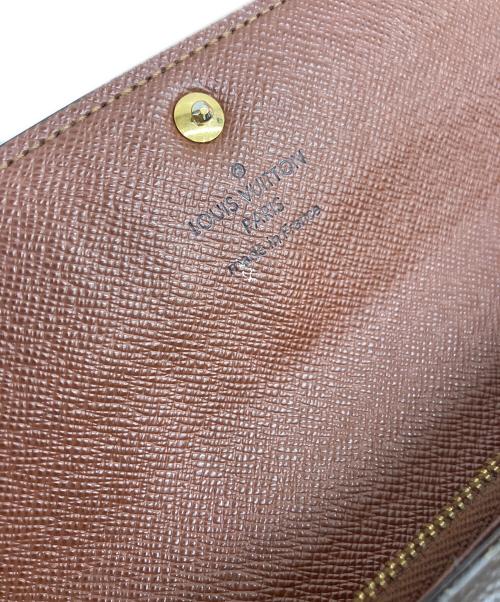 LOUIS VUITTON（ルイ ヴィトン）LOUIS VUITTON (ルイ ヴィトン) 長財布 ポルトフォイユ・サラ ブラウンの古着・服飾アイテム