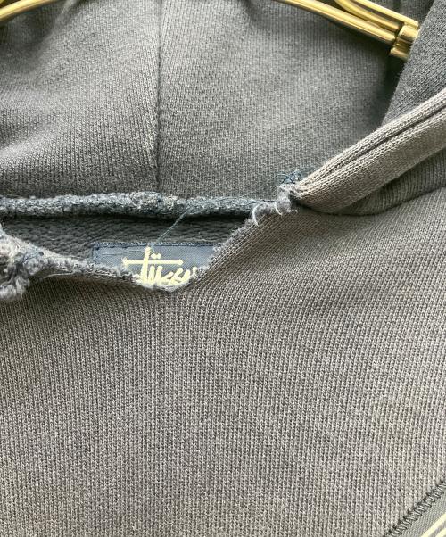 stussy（ステューシー）stussy (ステューシー) プルオーバーパーカー ネイビー サイズ:Ｍの古着・服飾アイテム