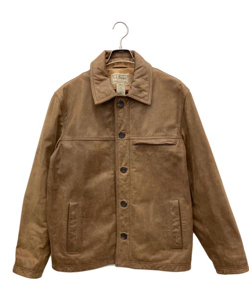 L.L.Bean（エルエルビーン）L.L.Bean (エルエルビーン) レザージャケット ブラウン サイズ:Lの古着・服飾アイテム