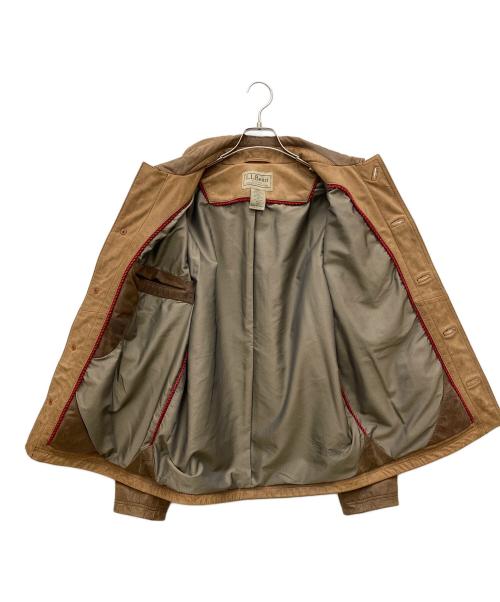 L.L.Bean（エルエルビーン）L.L.Bean (エルエルビーン) レザージャケット ブラウン サイズ:Lの古着・服飾アイテム