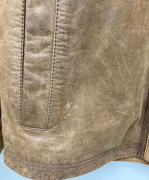 L.L.Bean（エルエルビーン）L.L.Bean (エルエルビーン) レザージャケット ブラウン サイズ:Lの古着・服飾アイテム