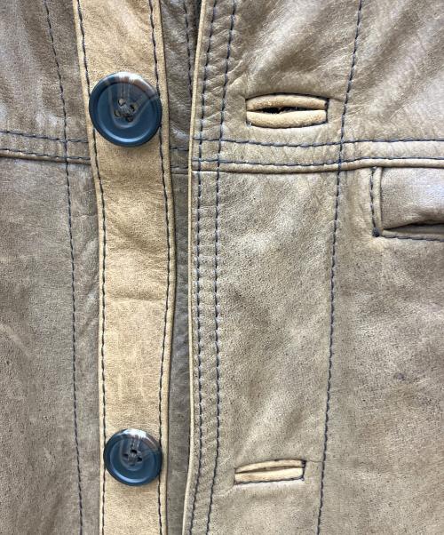 L.L.Bean（エルエルビーン）L.L.Bean (エルエルビーン) レザージャケット ブラウン サイズ:Lの古着・服飾アイテム