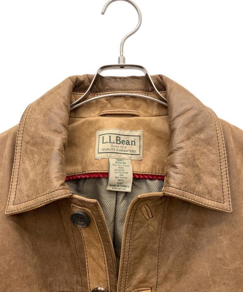 L.L.Bean（エルエルビーン）L.L.Bean (エルエルビーン) レザージャケット ブラウン サイズ:Lの古着・服飾アイテム