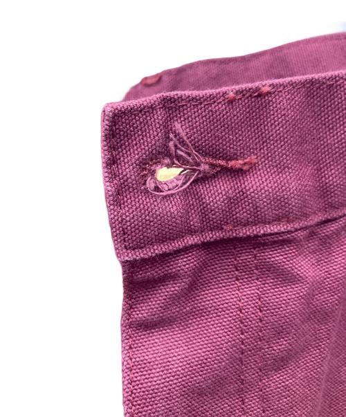 CarHartt（カーハート）CarHartt (カーハート) シングルニーパンツ ワインレッド サイズ:W32の古着・服飾アイテム