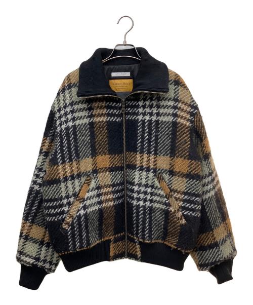JOURNAL STANDARD（ジャーナルスタンダード）JOURNAL STANDARD (ジャーナルスタンダード) ビッグチェックブルゾン ブラック サイズ:Mの古着・服飾アイテム