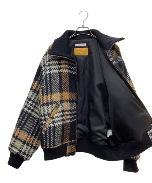 JOURNAL STANDARD（ジャーナルスタンダード）JOURNAL STANDARD (ジャーナルスタンダード) ビッグチェックブルゾン ブラック サイズ:Mの古着・服飾アイテム