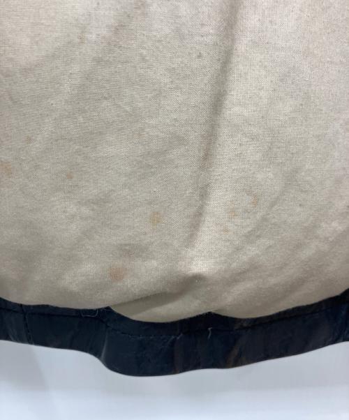 HARLEY-DAVIDSON（ハーレーダビッドソン）HARLEY-DAVIDSON (ハーレーダビッドソン) レザーダウンジャケット ブラック サイズ:XLの古着・服飾アイテム